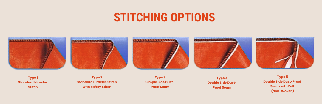 stitching options